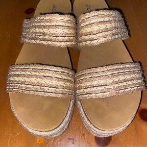 Braided Tan SODA Sandals